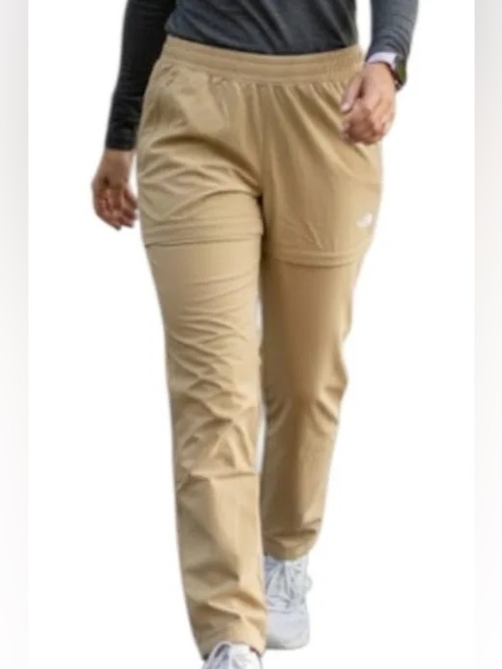 The North Face Khaki Stone Britti Convertible Pant- Women's Size Large
